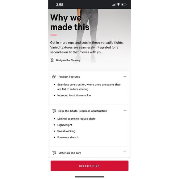 NWOT Lululemon Ebb to Train Super High‎ Rise Tight 25” - Picture 8 of 8